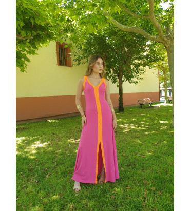 Vestido Atenas fucsia