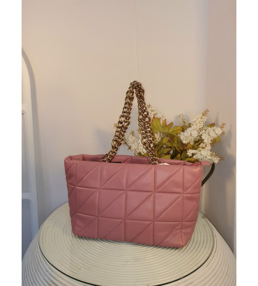 Bolso cadena rosa