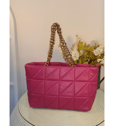 Bolso cadena fucsia