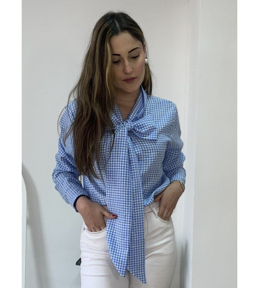 Camisa Ribbon Azul